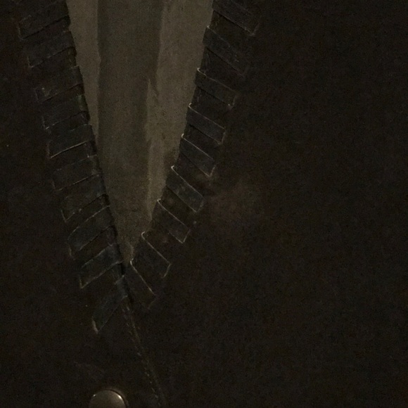 Genuine Leather Suede Look Vest - Picture 6 of 10